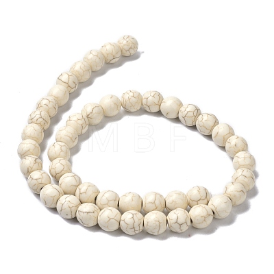 Synthetic Howlite Beads Strands G-C180-04A-1