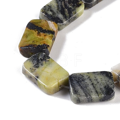 Natural Yellow Turquoise(Jasper) Beads Strands G-M420-M08-02-1