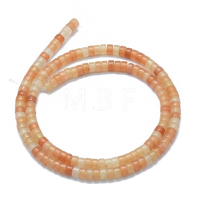 Natural Red Aventurine Beads Strands G-F631-A11-02-1
