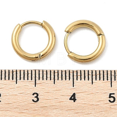 Ion Plating(IP) 304 Stainless Steel Hoop Earrings EJEW-P177-G-06-1