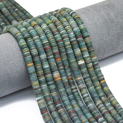 Natural Indian Agate Beads Strands G-P575-B31-6x1mm-1