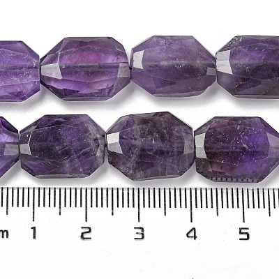 Natural Amethyst Beads Strands G-P544-B06-01-1