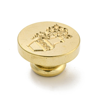 Wax Seal Brass Stamp Head AJEW-G056-01T-1