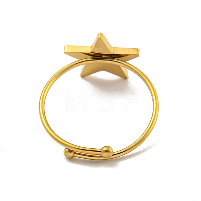 Adjustable 304 Stainless Steel Rings RJEW-B058-02G-10-1