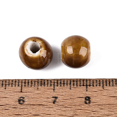 Vintage Handmade Porcelain Beads PORC-Q006-13A-34-1