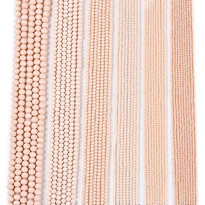 Opaque Solid Color Imitation Jade Glass Beads Strands X-EGLA-A044-P4mm-D05-1
