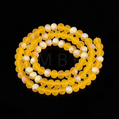 Transparent Glass Beads Strands EGLA-A044-T6mm-MB05-1