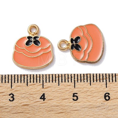 Alloy Enamel Pendants ENAM-O001-11T-G-1