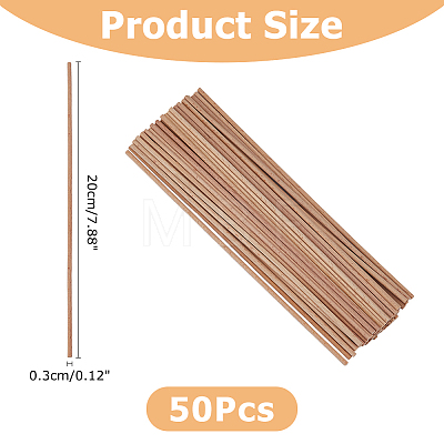 Wood Craft Sticks WOOD-WH0125-11B-1