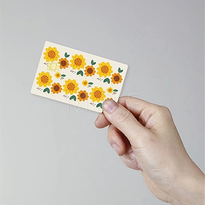 PVC Plastic Waterproof Card Stickers DIY-WH0432-030-1