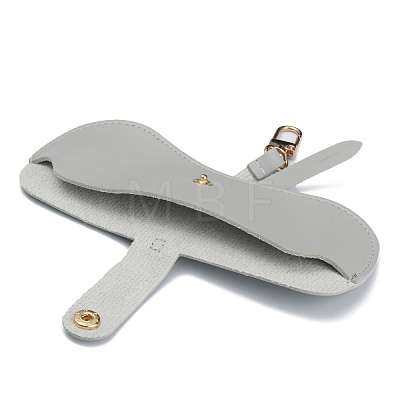 Portable PVC Leather Glasses Cases AJEW-WH0250-89B-1
