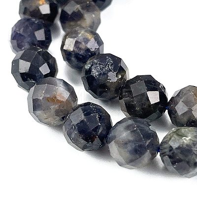Natural Iolite Beads Strands G-C127-A05-05-1