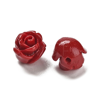 Synthetic Coral Carved Beads CORA-H003-01B-23-1