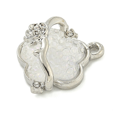 Alloy And Resin Pendants PALLOY-S029-01B-02-1