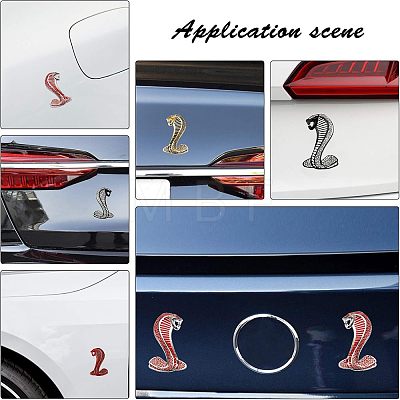 Aluminium Alloy Car Stickers DIY-FH0001-001-1