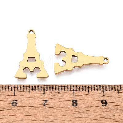 201 Stainless Steel Pendants STAS-T073-43G-1
