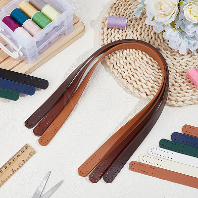 18Pcs 9 Colors PU Leather Bag Handles DIY-CL0001-77-1