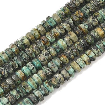 Natural African Turquoise(Jasper) Beads Strands G-L654-I04-01-1