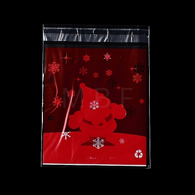 Christmas Theme Plastic Bakeware Bag OPP-Q004-03D-1