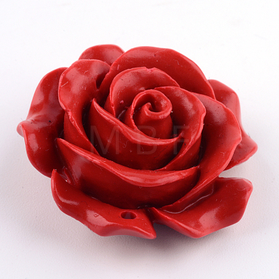 Rose Flower Cinnabar Links X-CARL-Q004-72-1
