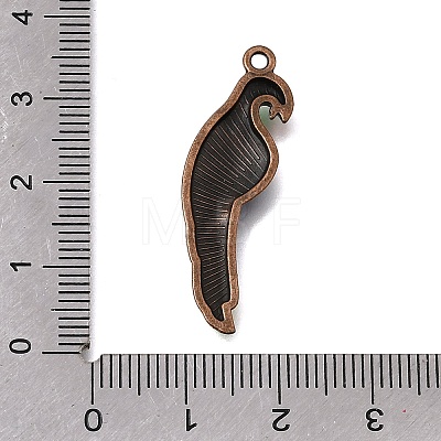 Alloy Enamel Pendants FIND-C097-01A-R-1