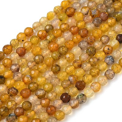 Natural Agate Beads Strands G-H302-A01-14-1