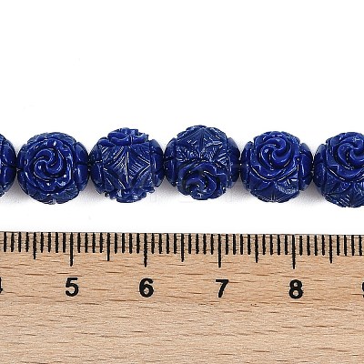 Synthetic Coral Carved Beads Strands CORA-M001-17-1