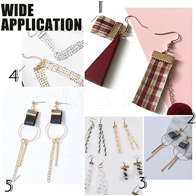 Iron Ribbon Crimp Ends E004Y-S-01-1