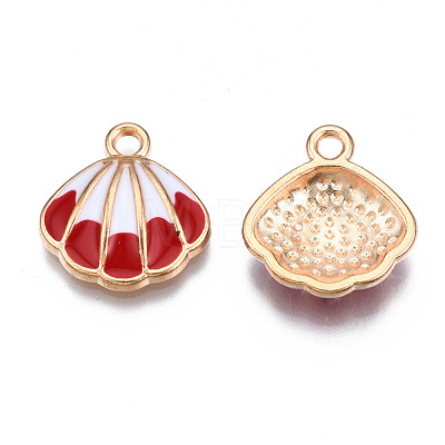 Alloy Enamel Pendants ENAM-Q446-001C-RS-1