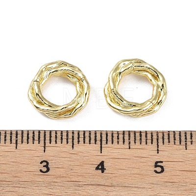 Brass Linking Rings KK-B087-02G-1