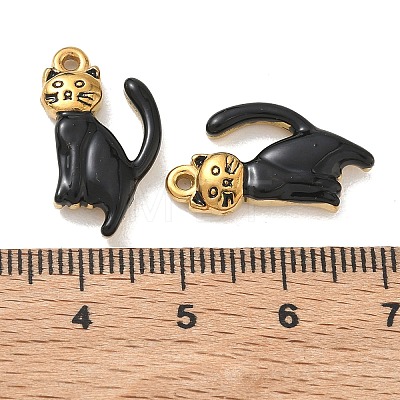 304 Stainless Steel Enamel Pendants STAS-L316-23G-11-1