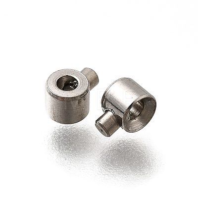 304 Stainless Steel Crimp Beads X-STAS-L216-51P-01-1