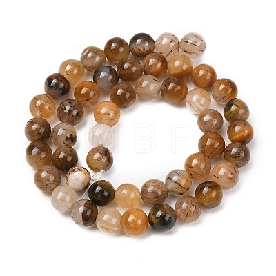 Natural Tiger Quartz Beads Strands GG-NH0013-A01-8mm-1