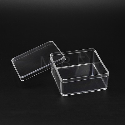 Cuboid Organic Glass Bead Containers CON-N002-01-1