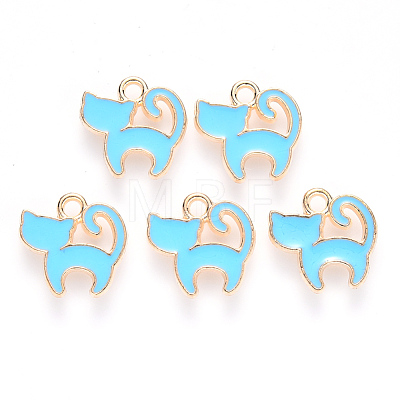 Alloy Enamel Charms X-ENAM-S121-031A-1