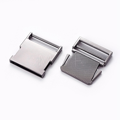 Alloy Side Release Buckles PALLOY-WH0061-03B-1