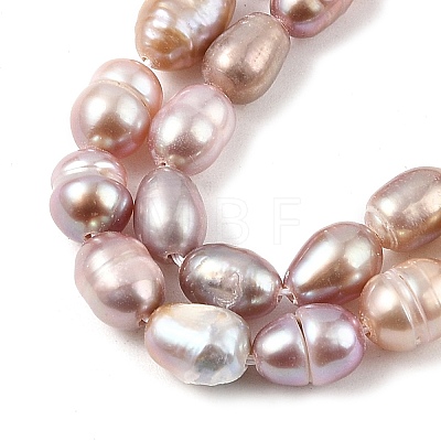 Natural Cultured Freshwater Pearl Beads Strands PEAR-I007-01B-01A-1