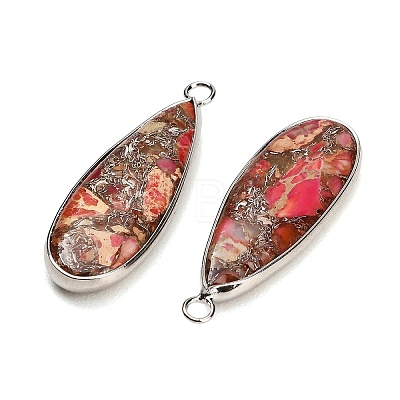 Dyed Synthetic Imperial Jasper Pendants GG-CBAA20A-06P-01-1