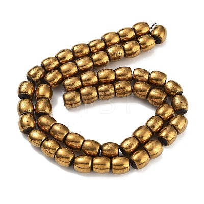 Synthetic Magnetic Hematite Beads Strands G-P545-H01-01-1