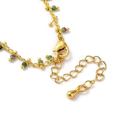 Brass Cable Chain Necklace Making KK-K337-12G-01-1