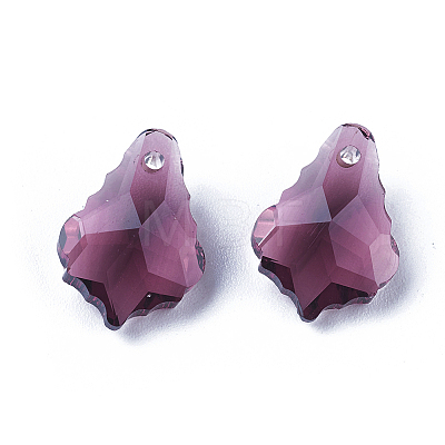 Faceted Glass Pendants GLAA-F068-C33-01-1