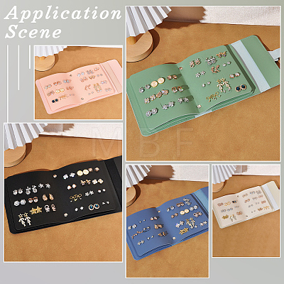 PU Leather Earring Storage Bags AJEW-SP0006-24D-1