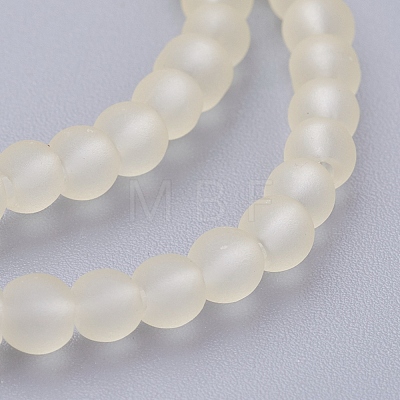 Transparent Glass Bead Strands X-GLAA-S031-4mm-23-1