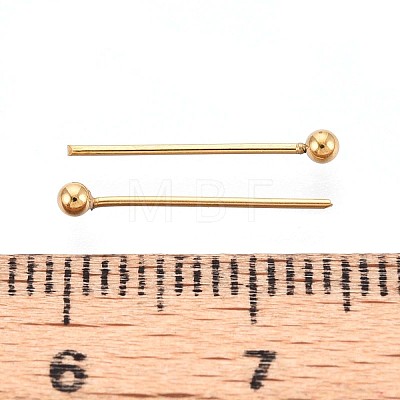 304 Stainless Steel Head Pins STAS-T065-15mm-20G-1