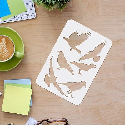 Large Plastic Reusable Drawing Painting Stencils Templates DIY-WH0202-189-1