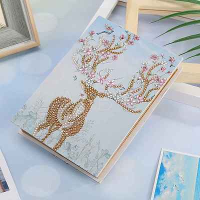 Christmas Theme DIY Diamond Painting Photo Album Kits DIAM-PW0010-75-1