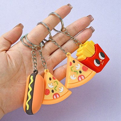 PVC Plastic Pendant Keychain KEYC-YW0001-13-1