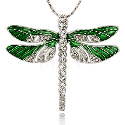 Alloy Enamel Dragonfly Big Pendants LS-ENAM-L034-01P-1