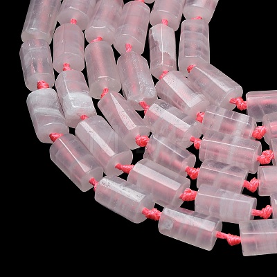 Natural Pink Calcite Beads Strands GG-CBA295D-03-1