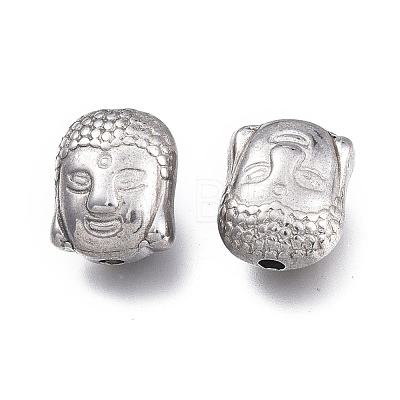 Buddhist 304 Stainless Steel Beads STAS-K207-63P-1